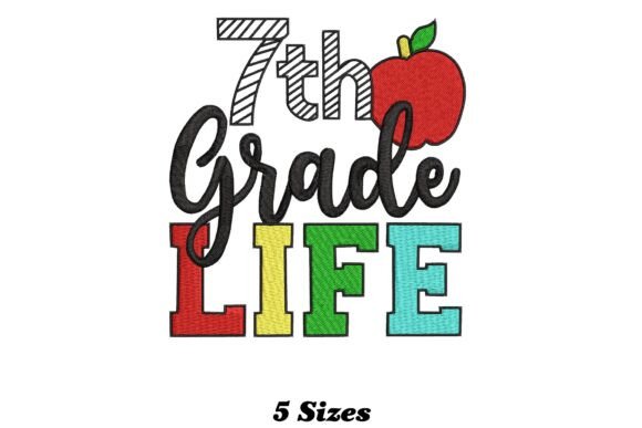 7th Grade Student Embroidery Design