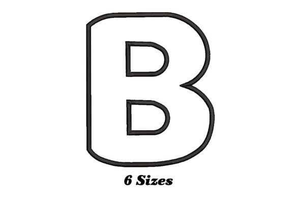 Alphabet Letter B: A Craft Fair-Ready Embroidery Design