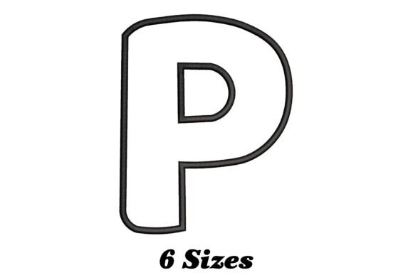 Alphabet Letter P Outline Review