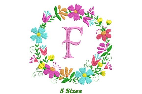 Flower Alphabet Letter F: A Seasonal Embroidery Review