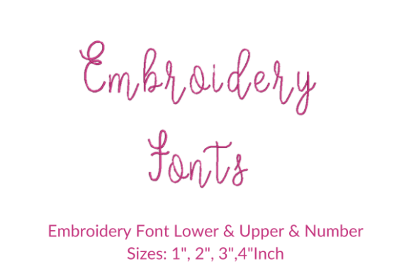 Nathalie Font Embroidery Design