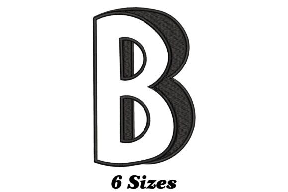 Stylish Alphabet Letter B: A Thoughtful Embroidery Choice for Personalized Gifts