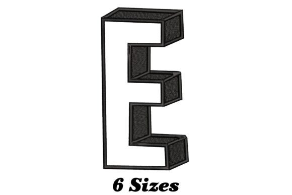 Stylish Letter E: A Thoughtful Embroidery Choice for Personalized Gifts