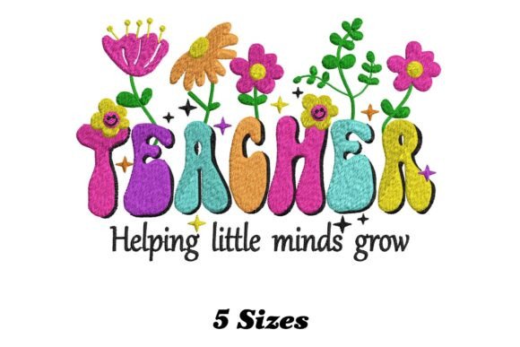 Teacher Helping Little Minds Grow